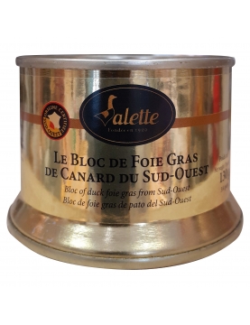 Bloc de foie gras de canard du sud-ouest 4x200g- épicerie fine en