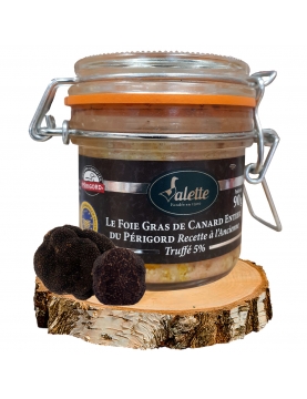 Valette Foie Gras de Canard Entier du Périgord à la Truffe Noire du Périgord 90g