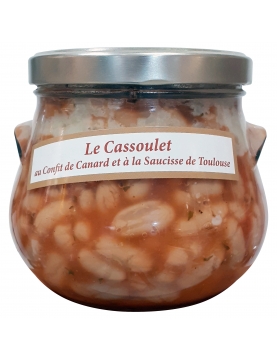 Cassoulets au confit de Canard et à la Saussice de Toulouse 780g