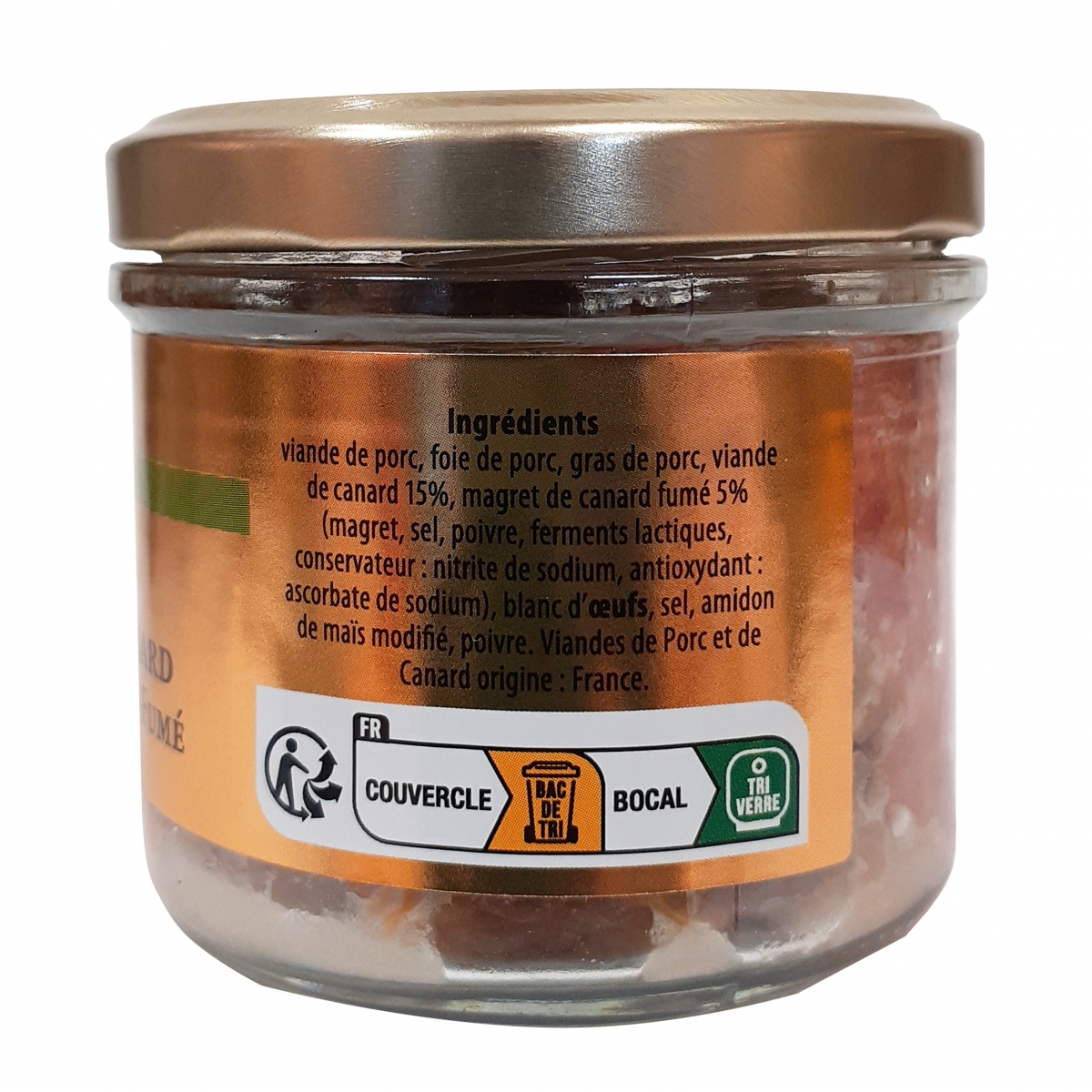 Terrine au magret de canard fumé