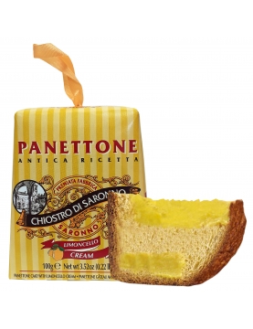 Panettone à la Crème de Limoncello « Chiostro Di Saronno » boîte Élégance 100g