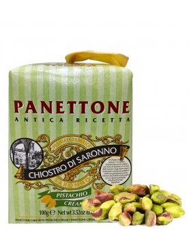 Panettone à la crème de Pistache « Chiostro Di Saronno » Elégance Boîte 100g