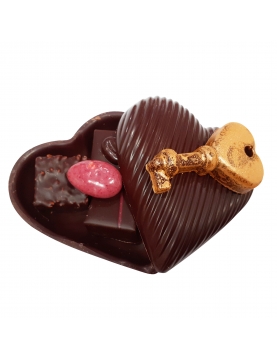 Bonbonnière Cœur chocolat