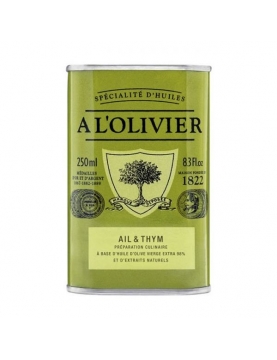 Huile d'olive vierge extra ail et thym