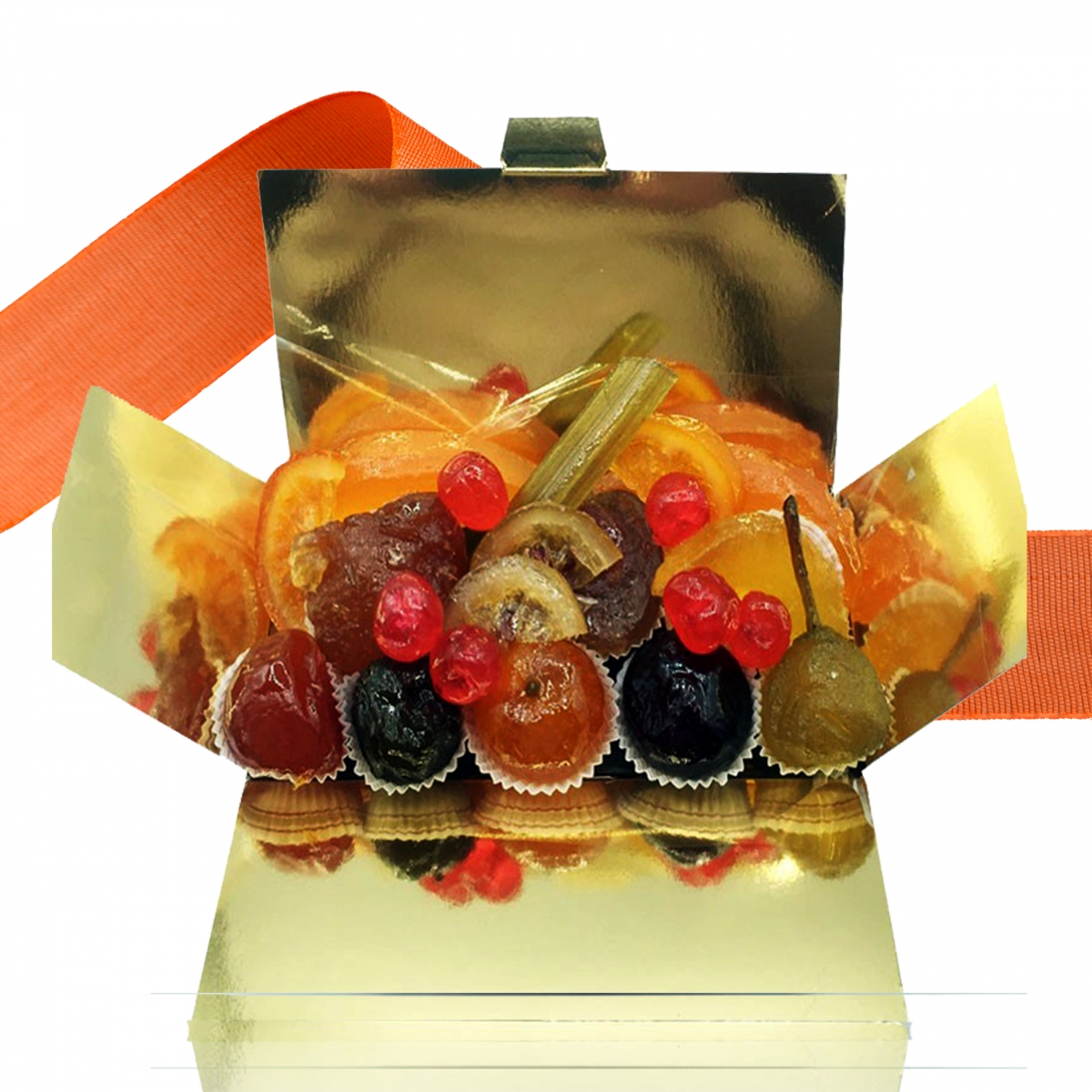 Assortiment tranches de fruits confits - Patisserie - fruits confits
