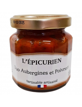 Duo Aubergines et Poivrons 100gr