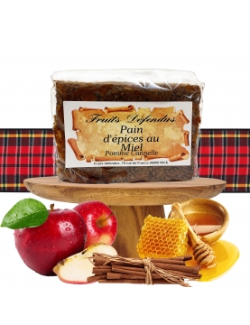 Pain d'Épice Miel Pomme Raisin Canelle