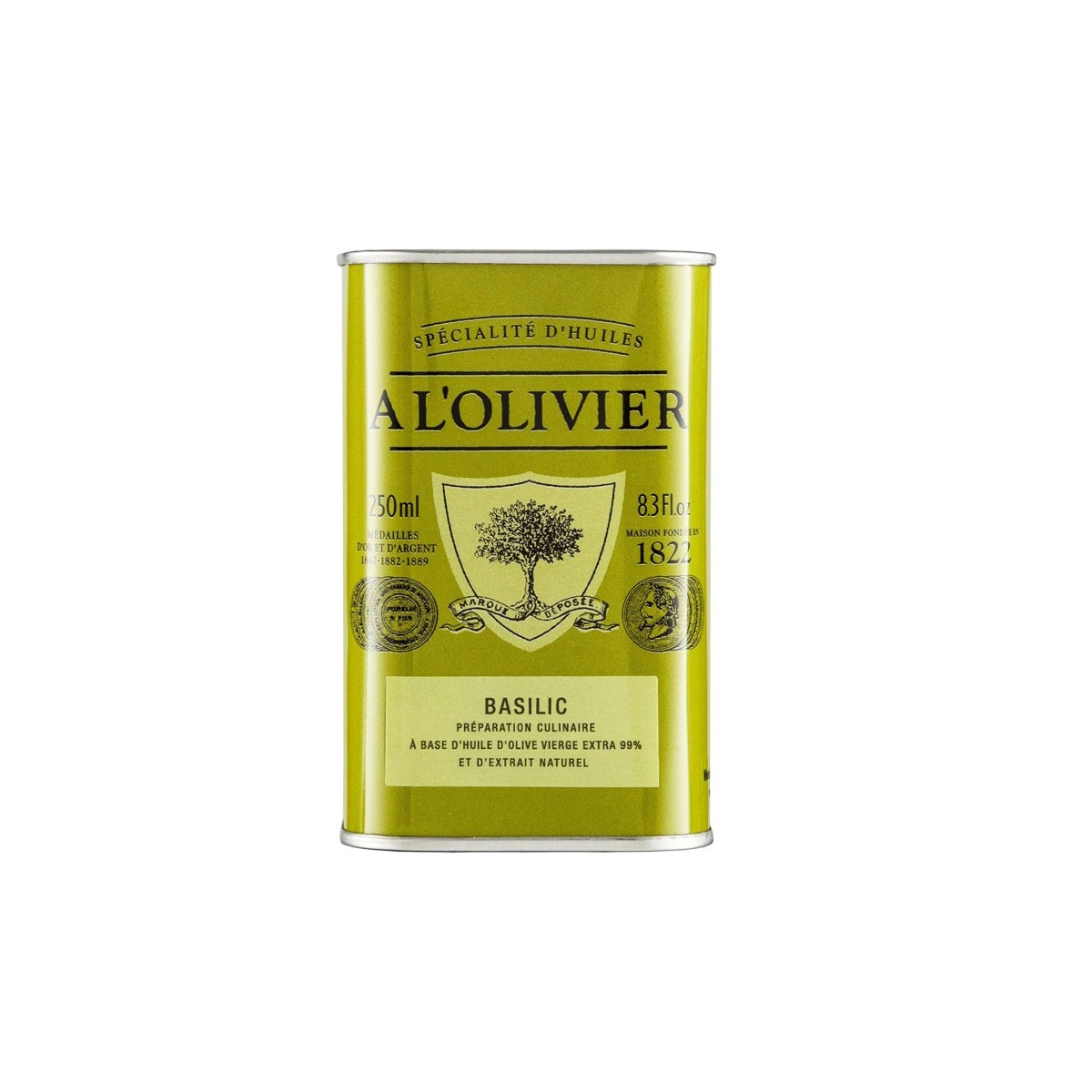 huile d olive basilic